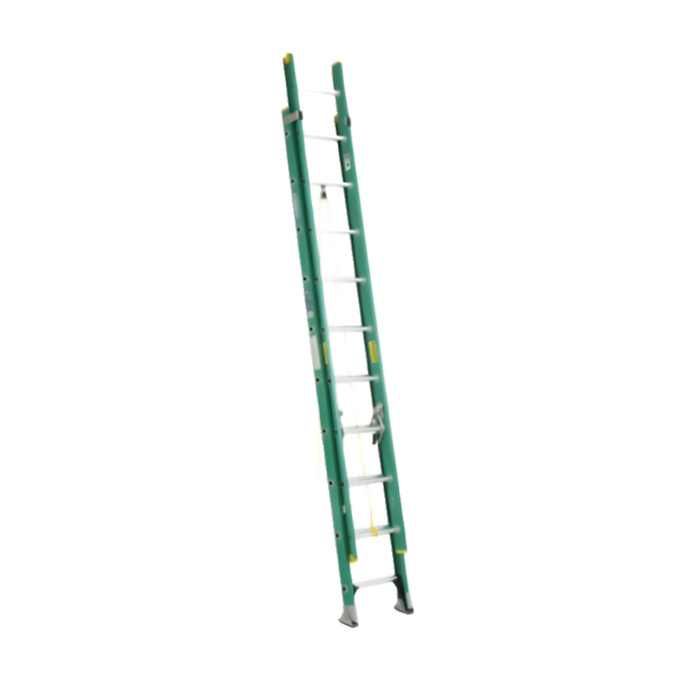Werner 225lbs Fiberglass Extension Ladder (Green) -  Made In USA