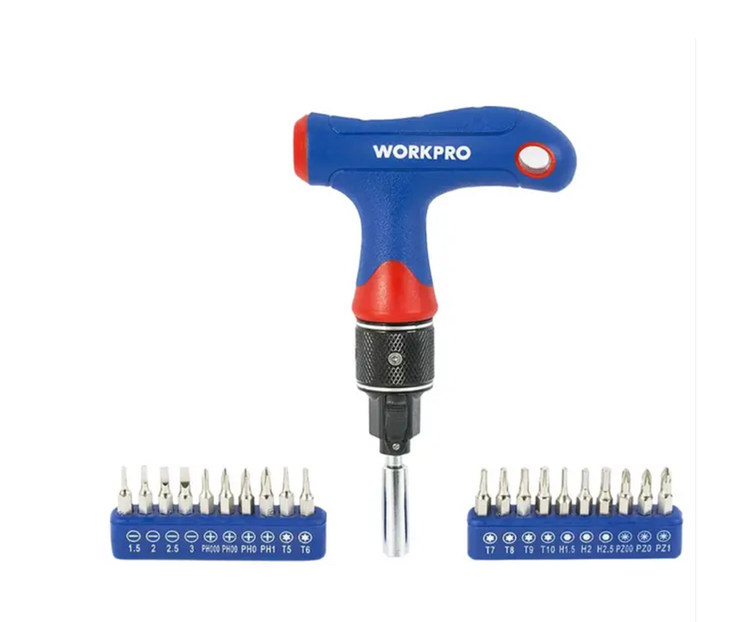 Workpro Dual Drive T-Handle Express Ratcheting W021408