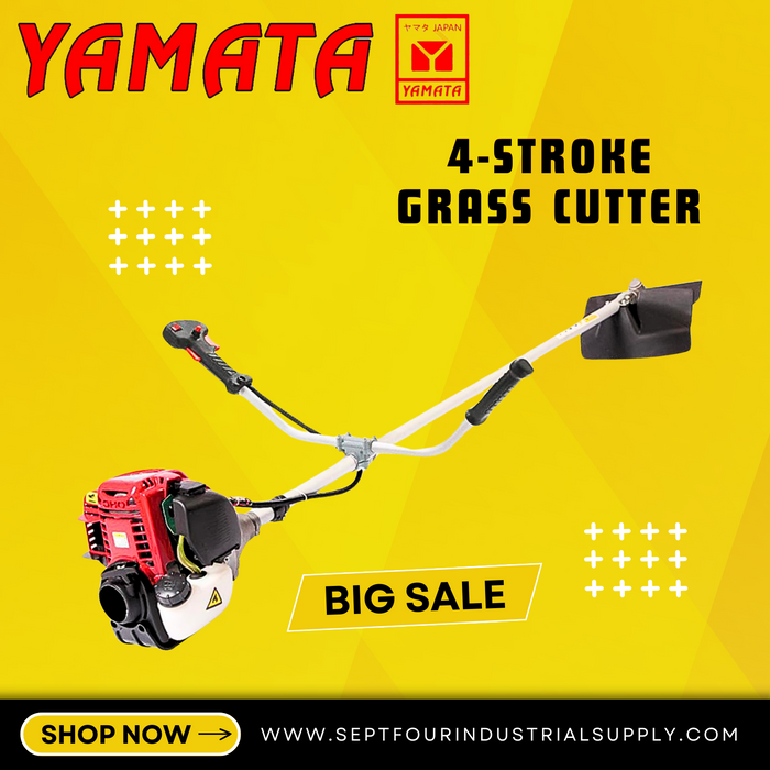 YAMATA 4-Stroke Gasoline Grass Cutter GX35 (Honda Type)