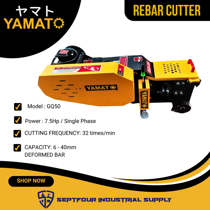 Yamato 40mm Rebar Cutter GQ50