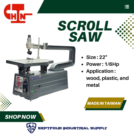 chin scroll saw machine