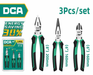 DCA 3 Pcs Pliers Set 3 Pcs A07A0110