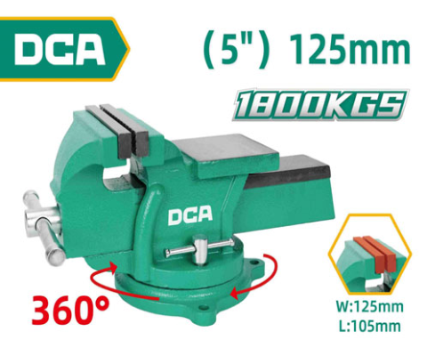 DCA Bench Vice 5” A07B0150