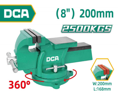 DCA Bench Vice 8” A07B0180