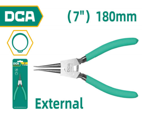 DCA Circlip Pliers 7" A07C0222