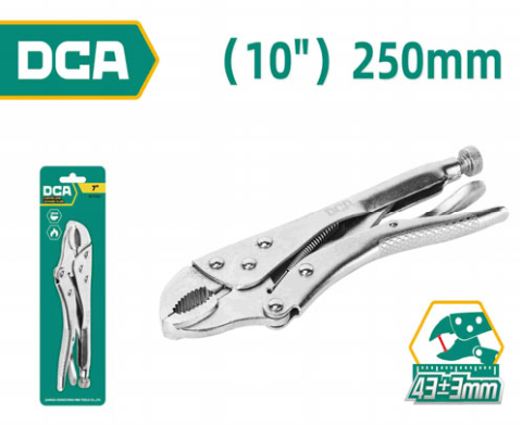 DCA Curved Jaw Locking Plier 10” A07C0302