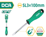DCA Slotted Screwdriver SL3×100m m A09A0102