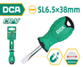 DCA Slotted Screwdriver SL6.5×38m m A09A0109