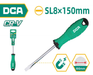 DCA Slotted Screwdriver SL8×150m m A09A0115