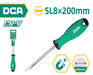 DCA Slotted Screwdriver SL8×200m m A09A0116