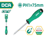 DCA Phillips Screwdriver PH1×75mm A09A0204