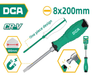 DCA Go-Through Slotted Screwdriver SL8×200m m A09A0405