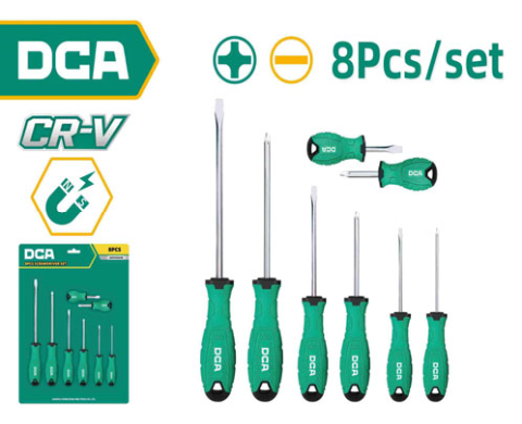 DCA 8Pcs Screwdriver Set 8 Pcs A09A0608