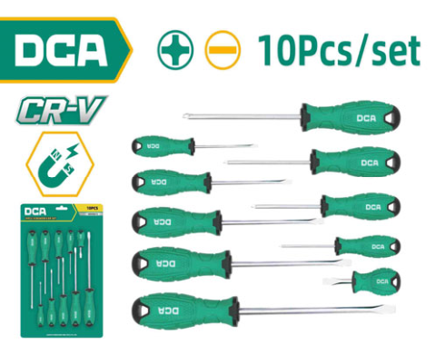 DCA 10Pcs Screwdriver Set 10 Pcs A09A0612