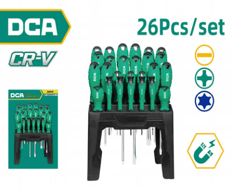 DCA 26Pcs Screwdriver Set 26 Pcs A09A0616