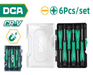 DCA 6Pcs Precision Screwdriver Set 6 Pcs A09B0101