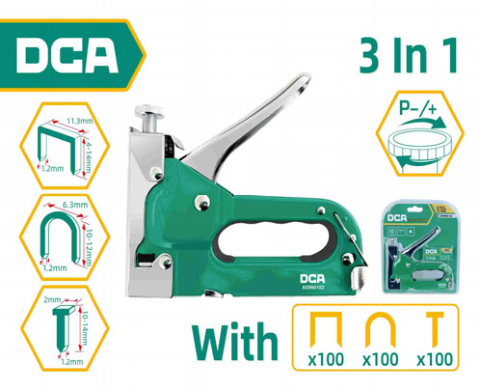 DCA 3 In 1 Staple Gun 4-14mm A09N0102