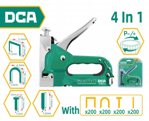 DCA 4 In 1 Staple Gun 4-14mm A09N0103