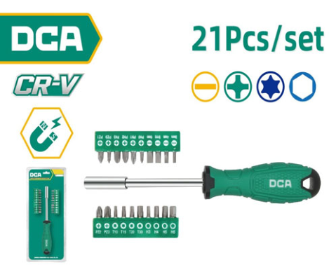 DCA 21Pcs Screwdriver Bits Set 21 Pcs A09R0105