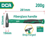 DCA Machinist Hammer 200g A10J0101