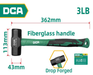 DCA Sledge Hammer 3LB A10K0102