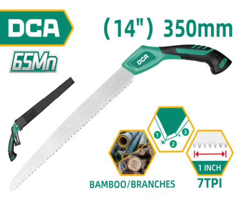 DCA Straight Pruning Saw 350mm/14" A23C0201