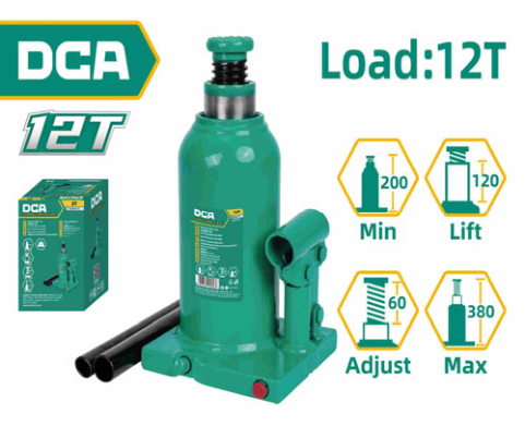 DCA Hydraulic Bottle Jack 12T A29A0112