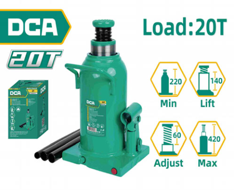 DCA Hydraulic Bottle Jack 20T A29A0120