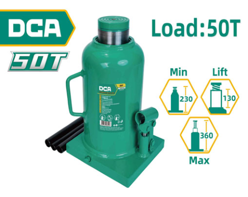 DCA Hydraulic Bottle Jack 50T A29A0150