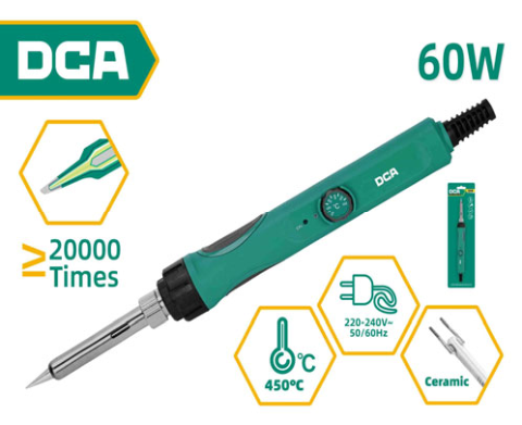 DCA Electric Soldering Iron 60W A16A0206