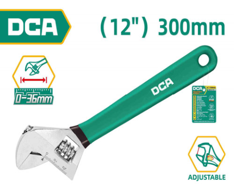 DCA Adjustable Wrench 12" A05B4212