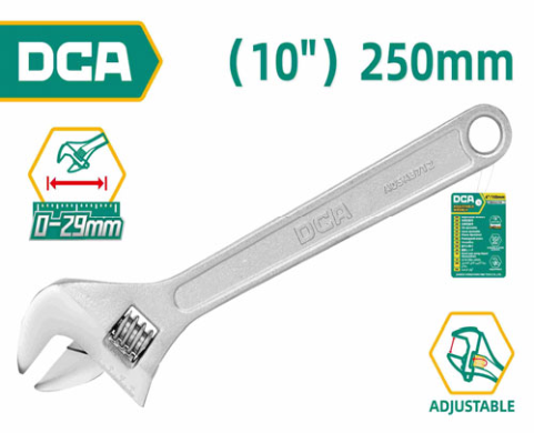 DCA Adjustable Wrench 10" A05A3710