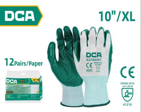 DCA Nitrile Gloves 10" A27A0301