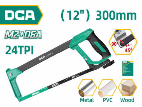 DCA Aluminum Hacksaw Frame 12"/300mm A11B6212