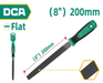 DCA Flat Steel File 8"/200mm A11C1008