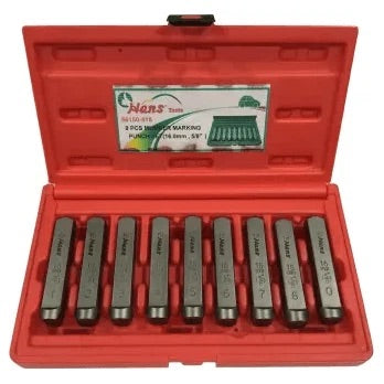 Hans Letter and Number Steel Stamp Set