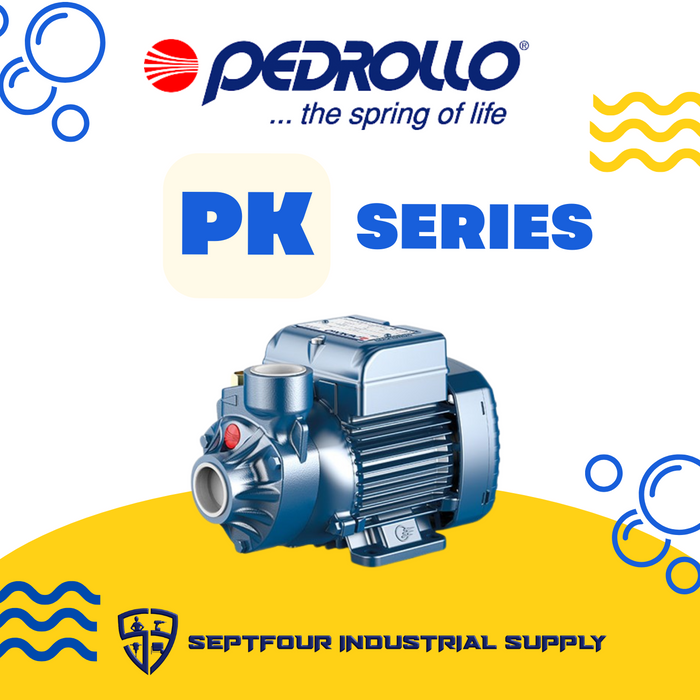 Pedrollo 1/2 HP JET Waterpump with Horizontal Bladder/ Butyl Rubber Diaphragm Tank (set)