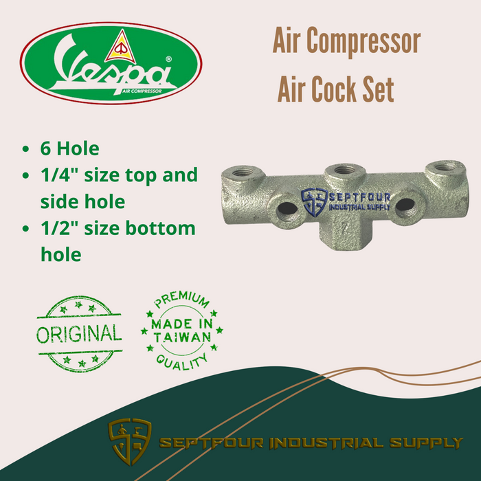 Vespa Air Compressor Air Cock Set