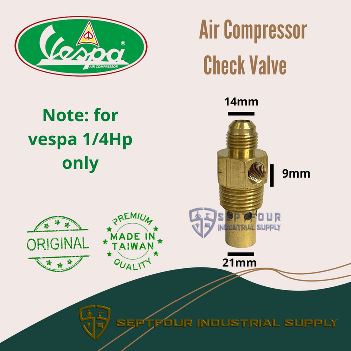 Vespa Air Compressor Check Valve