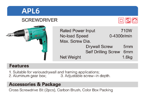 DCA 6mm Impact Screwdriver APL6 - SEPTFOUR INDUSTRIAL SUPPLY