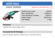 DCA 7” 2020Watts Angle Grinder ASM180A - SEPTFOUR INDUSTRIAL SUPPLY