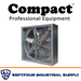 Compact Industrial Exhaust Fan with Shutter | Septfour Industrial Supply