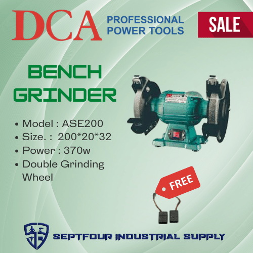 DCA 8” Bench Grinder ASE200