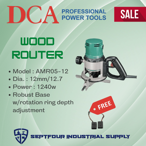 DCA Wood Router AMR05-12 — SEPTFOUR INDUSTRIAL SUPPLY