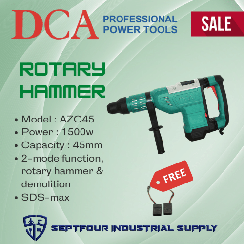 DCA 45mm Rotary Hammer AZC45