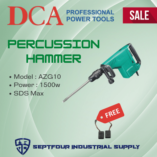 DCA 1500Watts Percussion Hammer AZG10 Jack Hammer SEPTFOUR