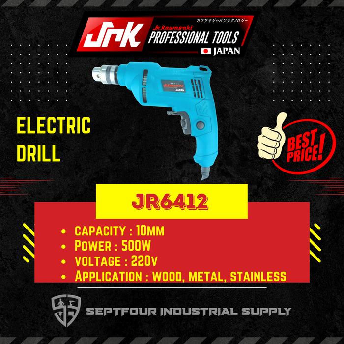 JR Kawasaki Electric Drill SEPTFOUR INDUSTRIAL SUPPLY
