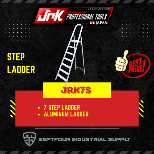JRK Kawasaki 5-Step/7-Step Aluminum Ladder JRK5S/JRK7S