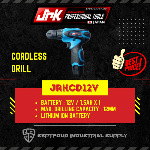 JRK Kawasaki 12V 12mm Cordless Drill JRKCD12V