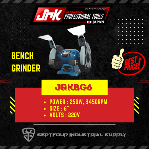 JRK Kawasaki 6"/8" Bench Grinder JRKBG6/ JRKBG8